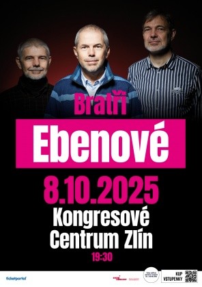 Bratři Ebenové v KC Zlín 8.10. 2025