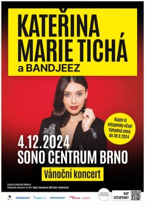 Kateřina Marie Tichá a Bandjeez v Brně - vánoční koncert